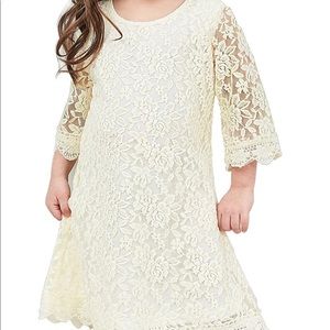 Toddler girls lace dress 3T